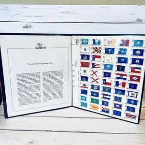 State Flags Sheet of 50 American Bicentennial Issue US Postal Service 1975 MNH